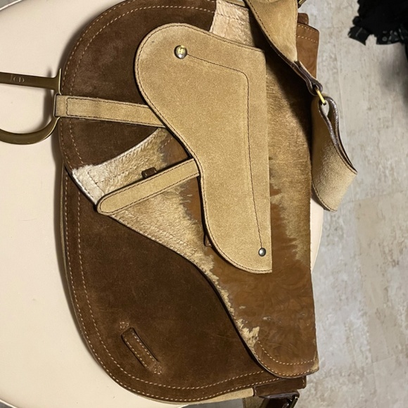 Original Dior Saddle Bag with Strap - Picture 4 of 4